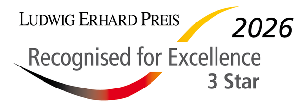 Die nationale Anerkennung für Excellence 3 Stars der LWL-Koordinationsstelle Sucht