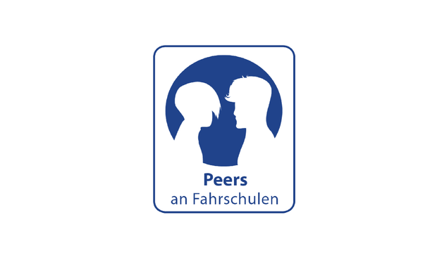 Logo des Projektes "Peers an Fahrschulen"