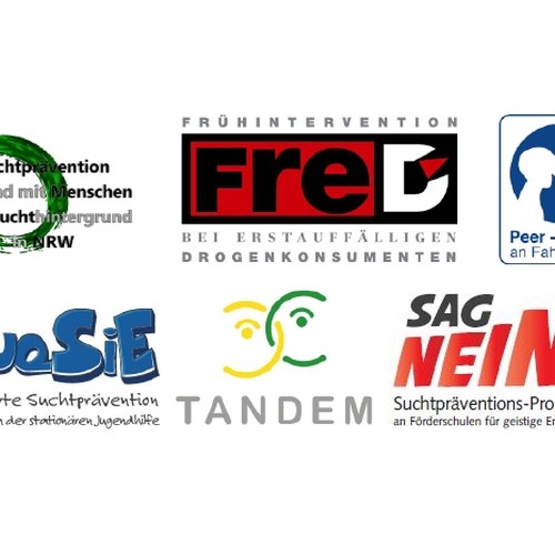 Collage unserer verschiedener Projektlogos