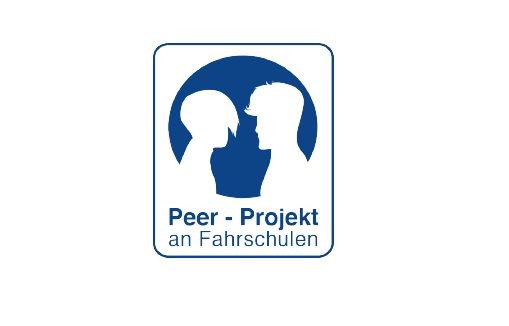 Logo des Projektes "Peer-Projekt an Fahrschulen in Westfalen-Lippe"