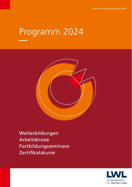 Titelblatt des Veranstaltungsprogramms 2024 der LWL-KS. Titelblatt des Veranstaltungsprogramms 2024 der LWL-KS.