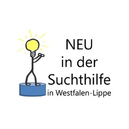 Bildmarke für den Arbeitskreis "Neu in der Suchthilfe in Westfalen-Lippe"
