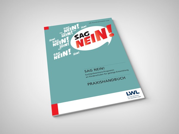 Deckblatt des Handbuches zum Zertifikatskurs "Sag Nein!".
Foto: LWL/Jörg Körner