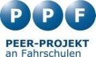 Das Logo des Projektes "Peer-Projekt an Fahrschulen in Westfalen-Lippe"